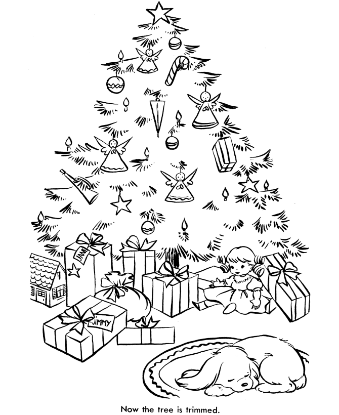 Christmas Tree 23 Cool Coloring Page