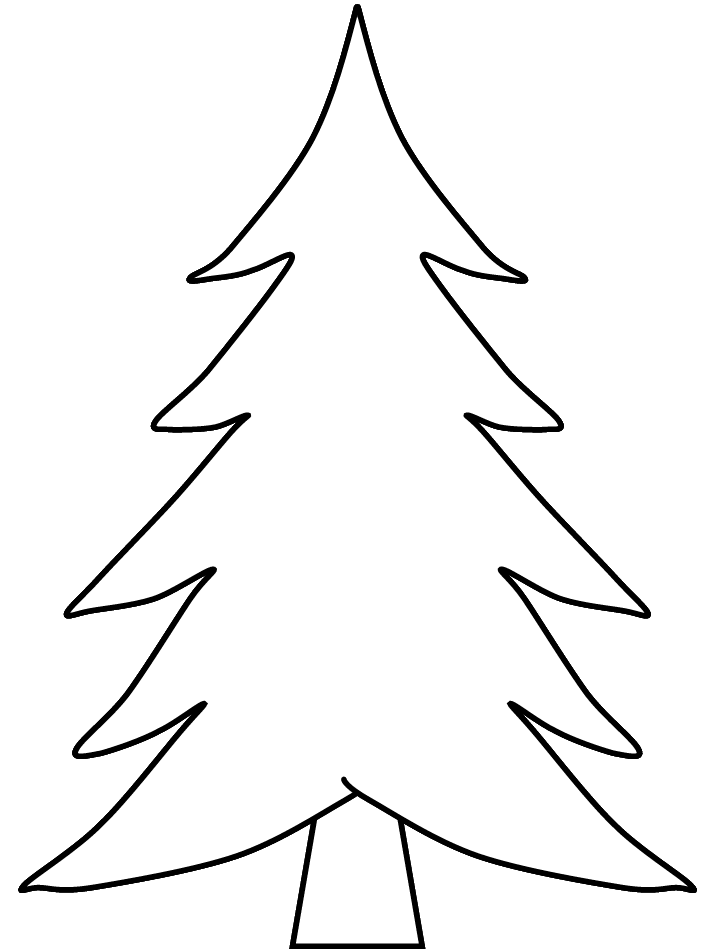 Christmas Tree 26 For Kids Coloring Page