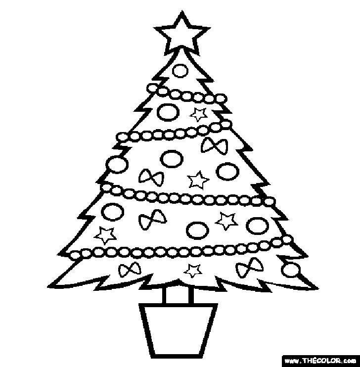 Christmas Tree 31 Cool Coloring Page