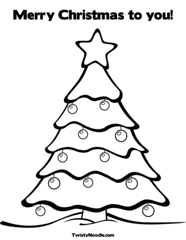 Christmas Tree 35 Cool Coloring Page