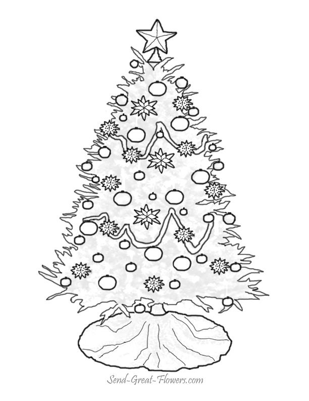 Christmas Tree 37 Cool Coloring Page