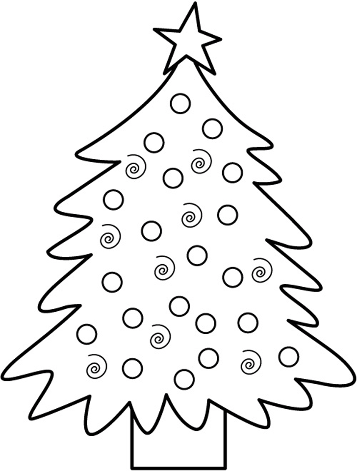 Christmas Tree 39 Cool Coloring Page