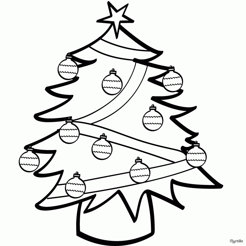 Christmas Tree 41 Cool Coloring Page