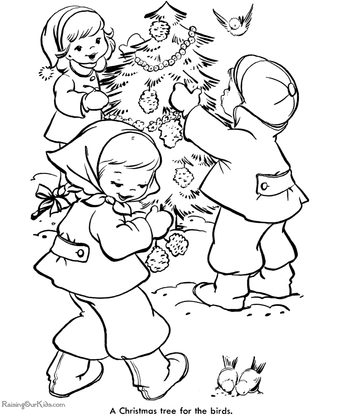 Christmas Tree 43 Cool Coloring Page