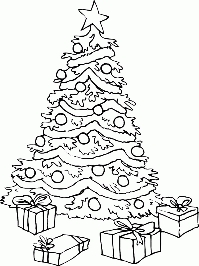 Christmas Tree 47 Cool Coloring Page
