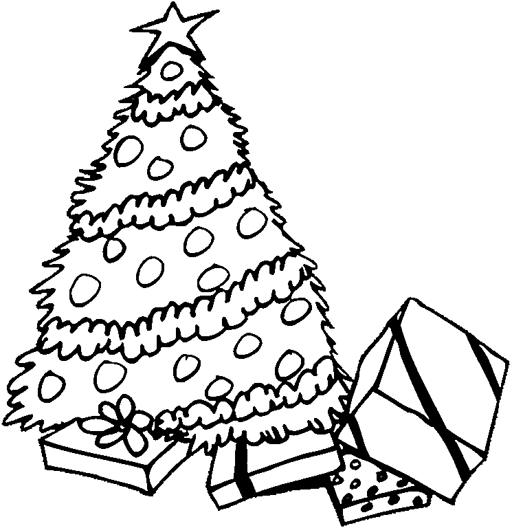 Christmas Tree 5 Cool Coloring Page