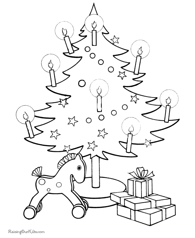Christmas Tree 51 Cool Coloring Page