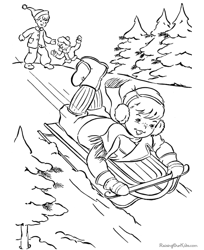 Christmas 40 For Kids Coloring Page