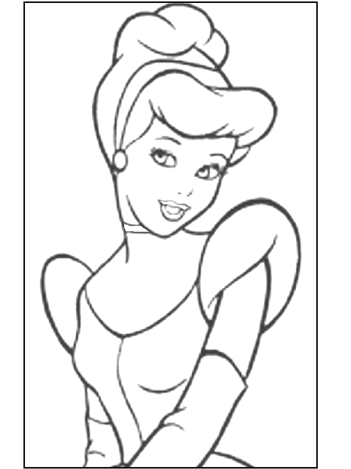 Cinderella 2 For Kids Coloring Page