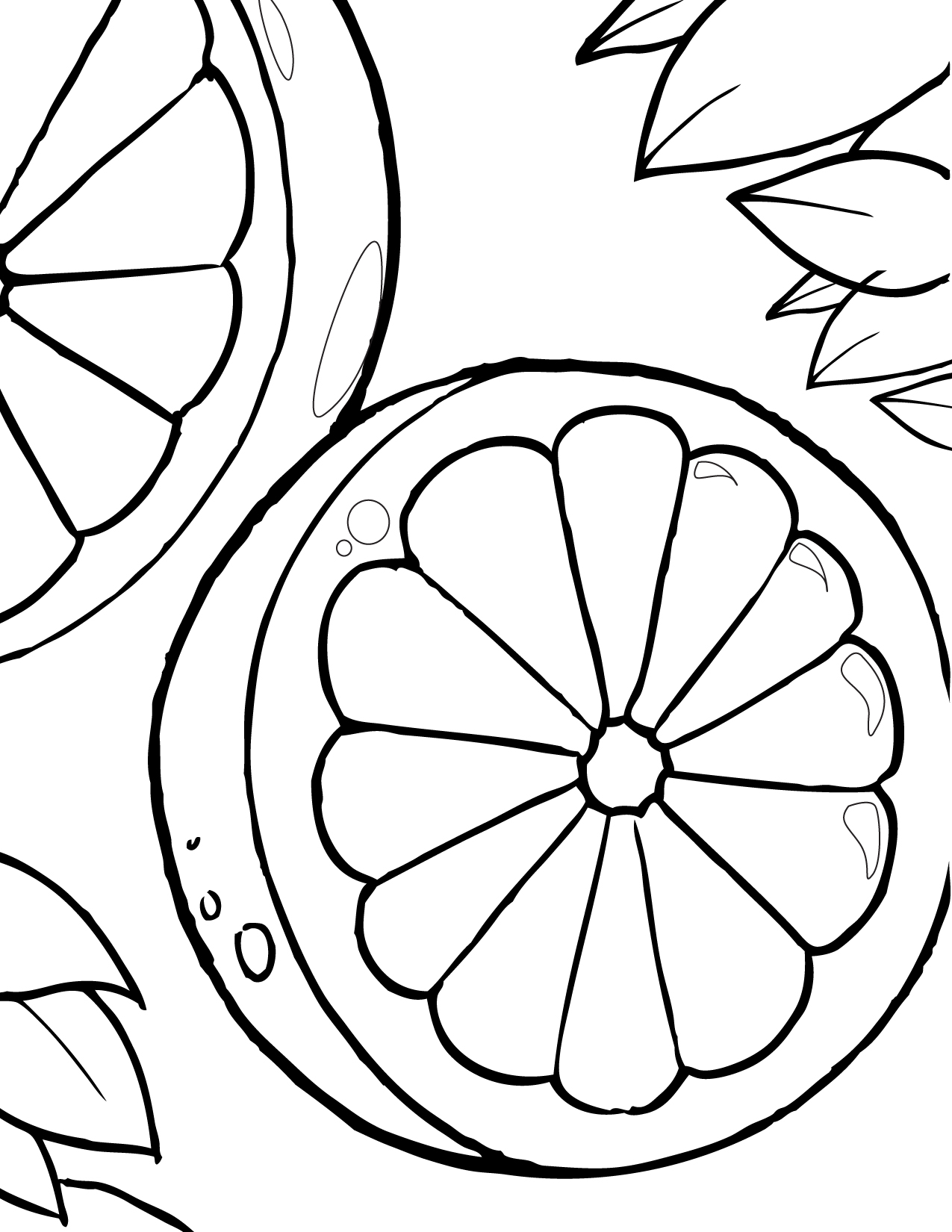 Color Orange 10 For Kids Coloring Page