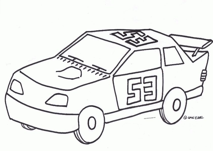 Cool Cool Car 13 Coloring Page