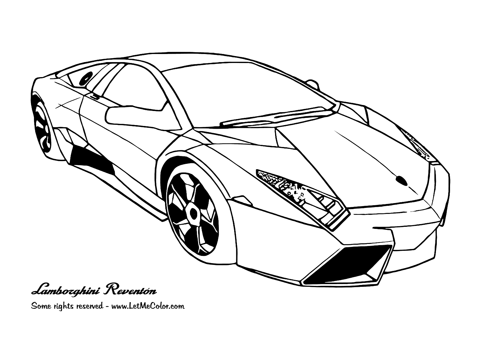 Cool Car 22 Cool Coloring Page