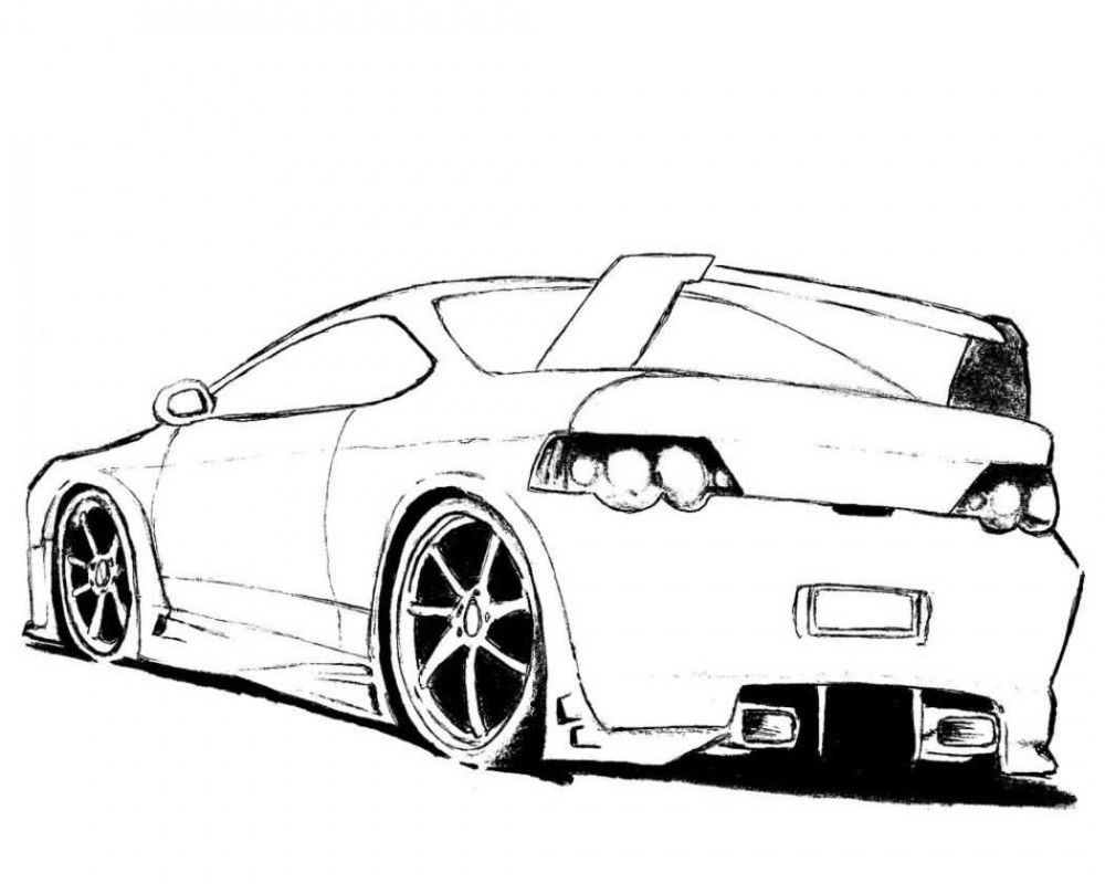Cool Car 24 Cool Coloring Page