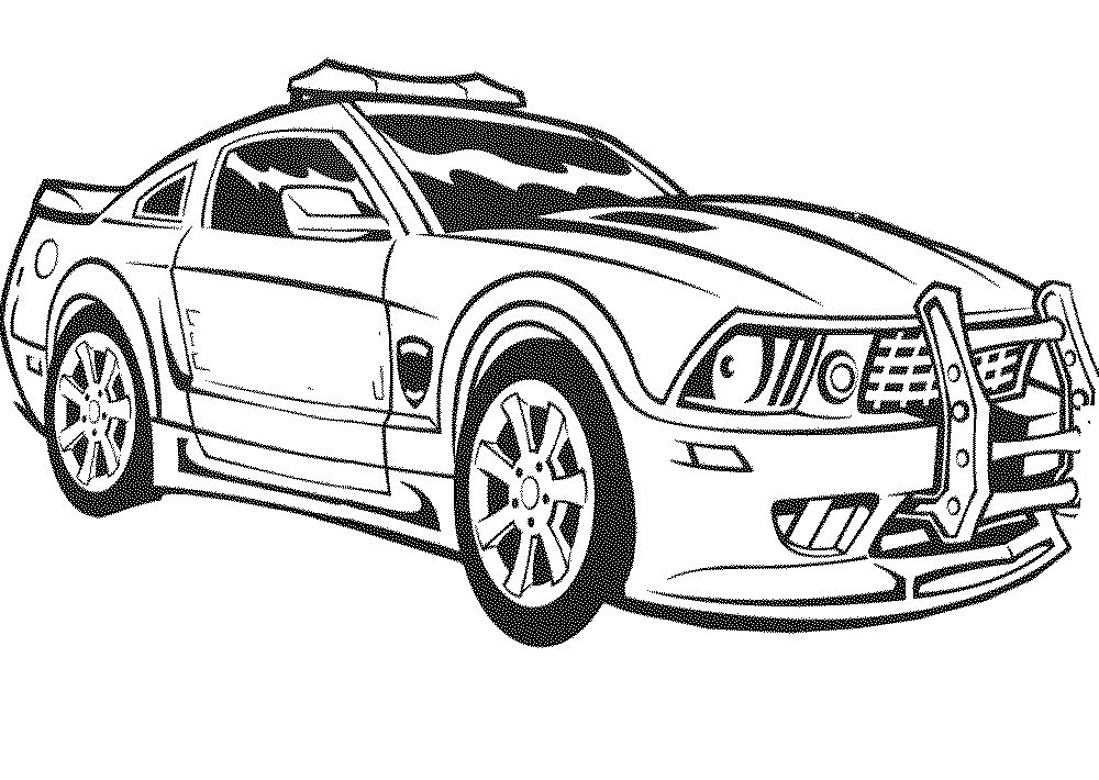 Cool Cool Car 25 Coloring Page