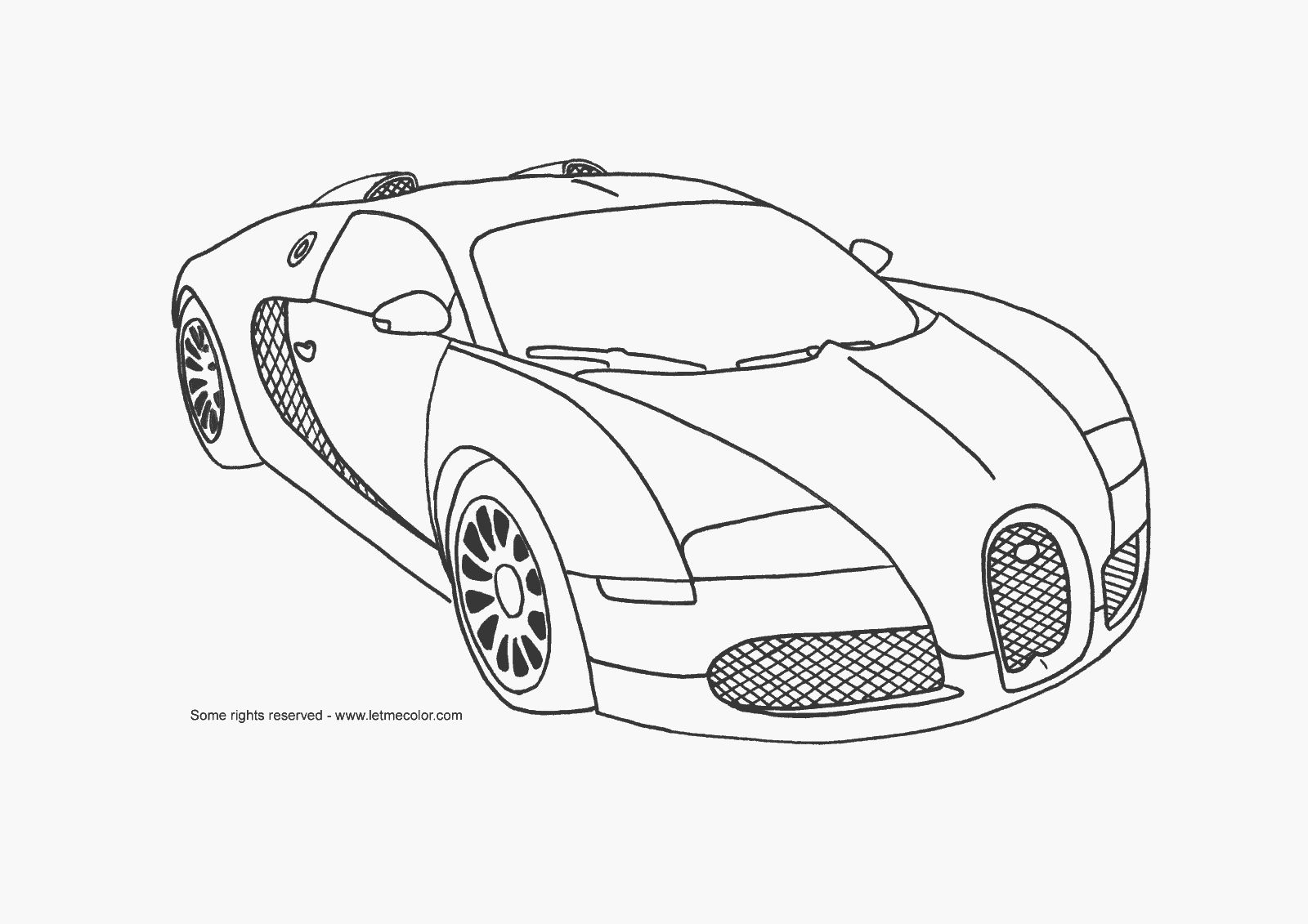 Cool Car 35 Cool Coloring Page