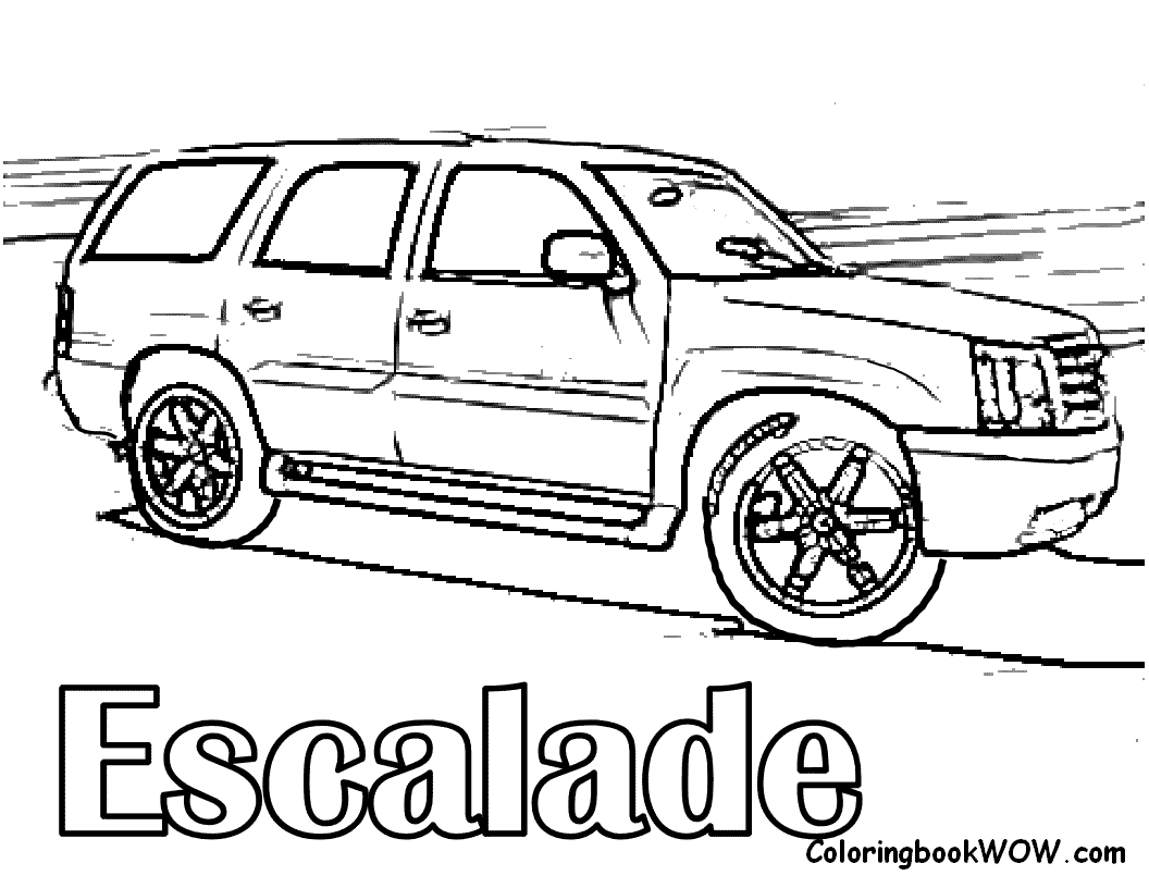Cool Car 37 Cool Coloring Page