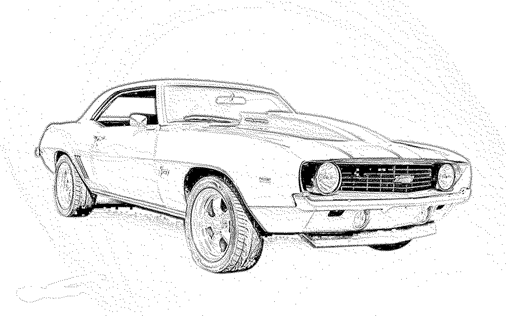 Cool Car 38 For Kids Coloring Page