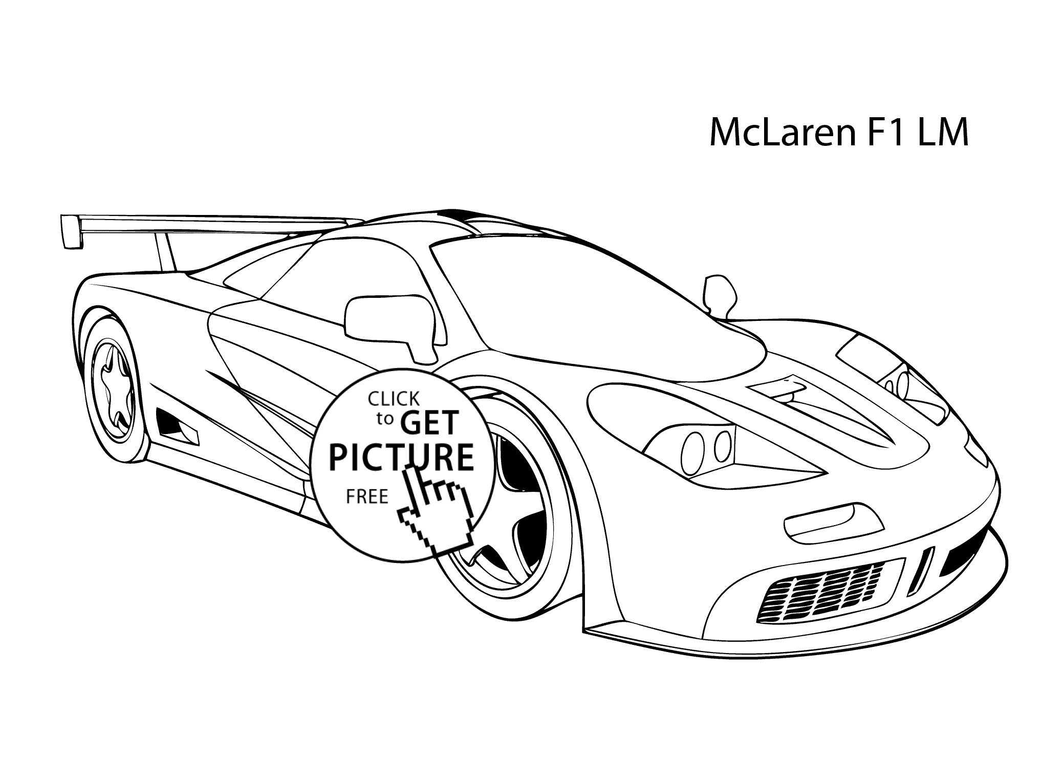 Cool Car 42 For Kids Coloring Page
