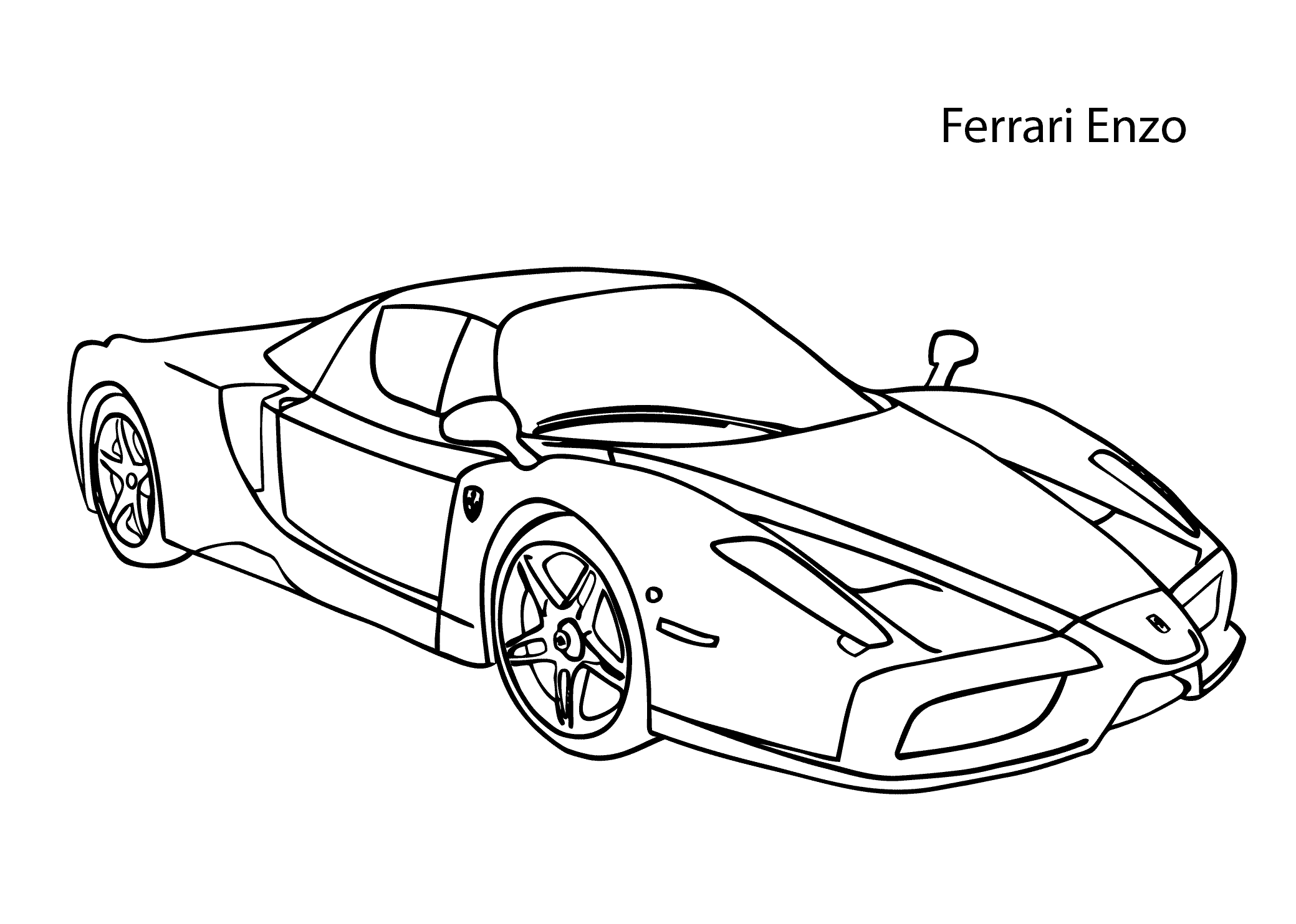 Cool Car 45 Cool Coloring Page