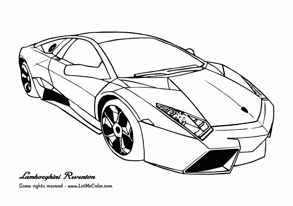 Cool Car 8 Cool Coloring Page