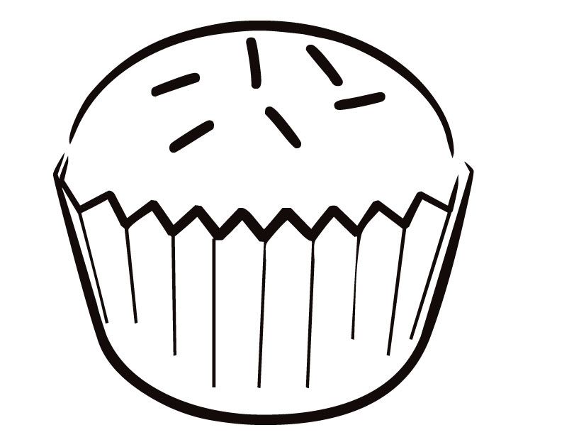 Cup Cake 19 Cool Coloring Page