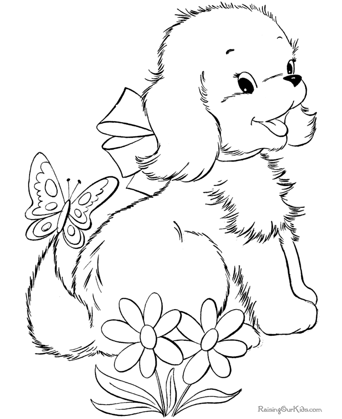 Cute Animal 46 For Kids Coloring Page
