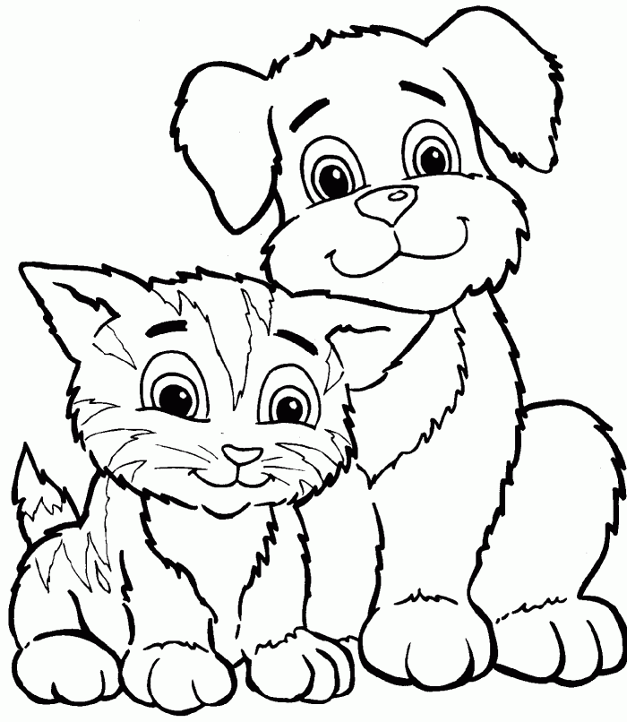 Cute Cat 12 Cool Coloring Page