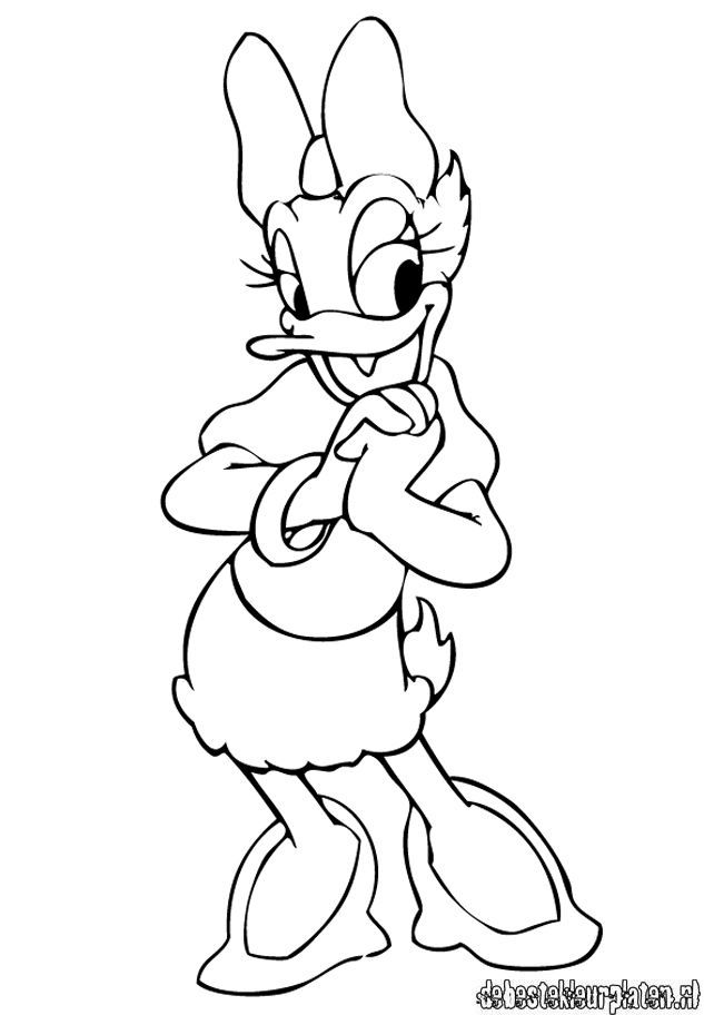 Daisy Duck 1 Cool Coloring Page