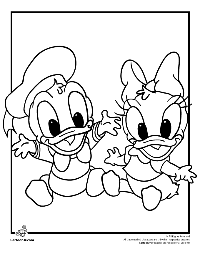 Daisy Duck 18 For Kids Coloring Page