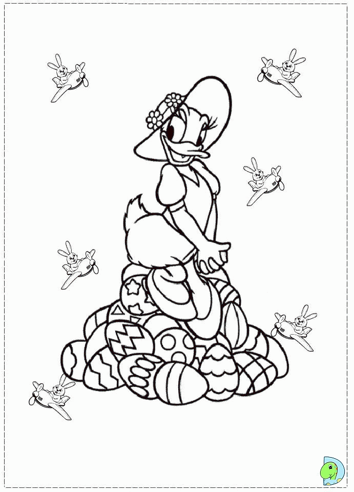 Daisy Duck 33 Cool Coloring Page