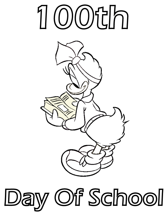 Daisy Duck 38 For Kids Coloring Page