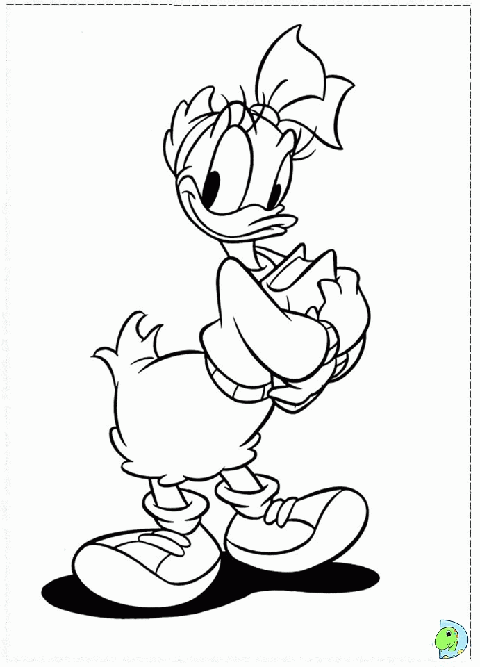 Daisy Duck 39 Cool Coloring Page