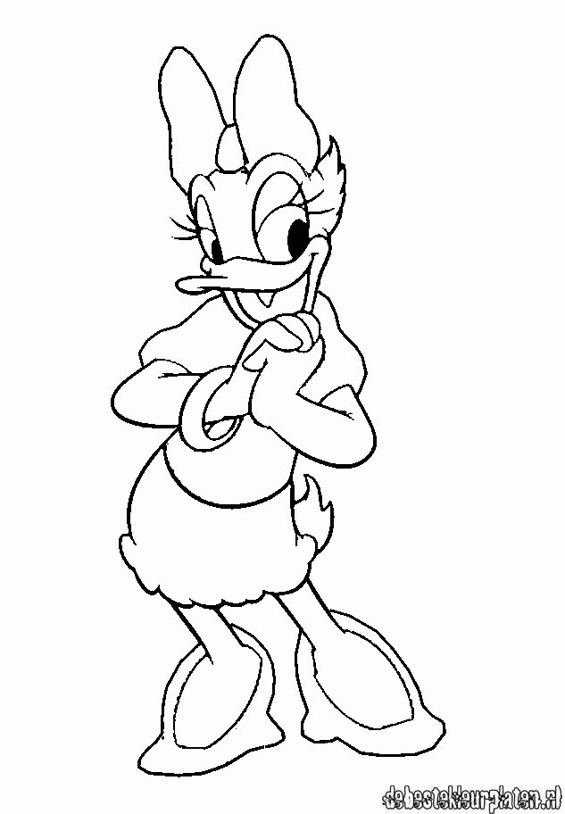 Daisy Duck 41 Cool Coloring Page