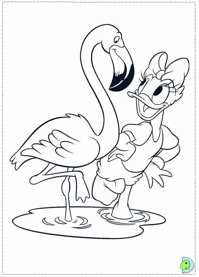 Cool Daisy Duck 44 Coloring Page