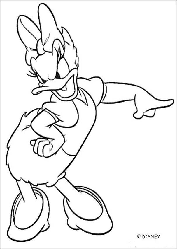 Daisy Duck 45 Cool Coloring Page