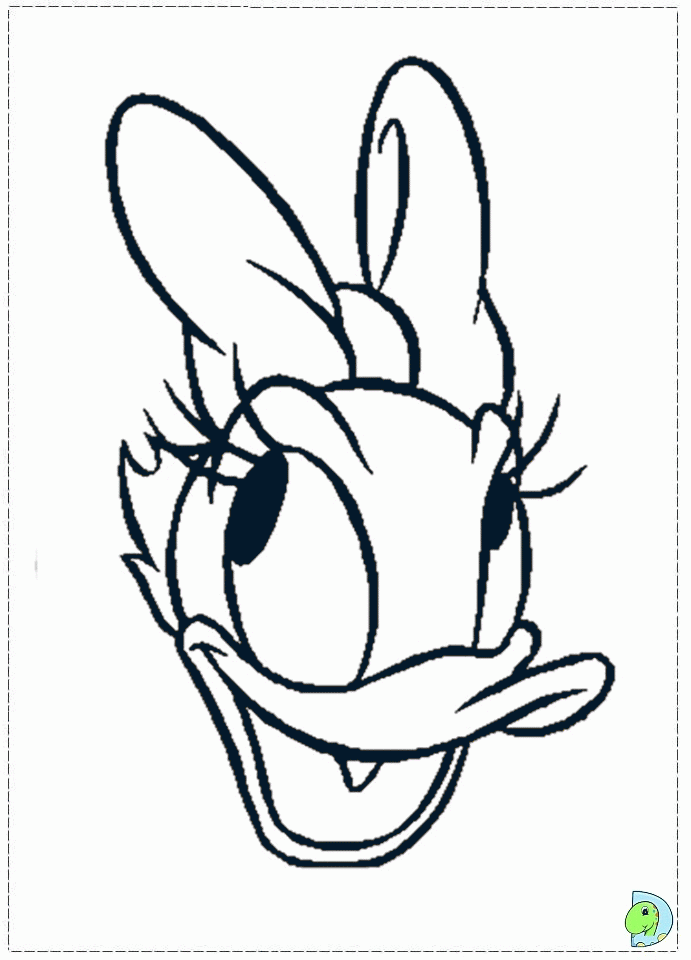 Daisy Duck 5 Cool Coloring Page