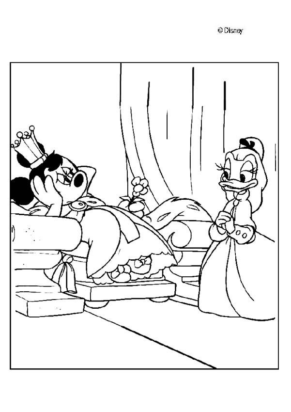 Daisy Duck 6 For Kids Coloring Page