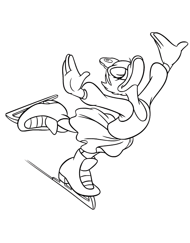 Daisy Duck 7 Cool Coloring Page