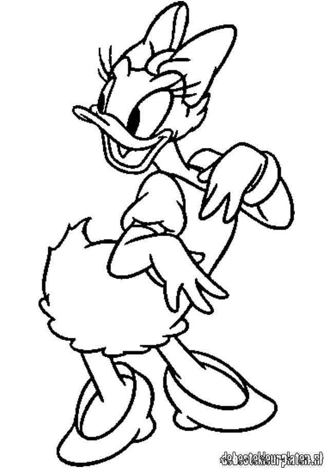 Daisy Duck 9 Cool Coloring Page