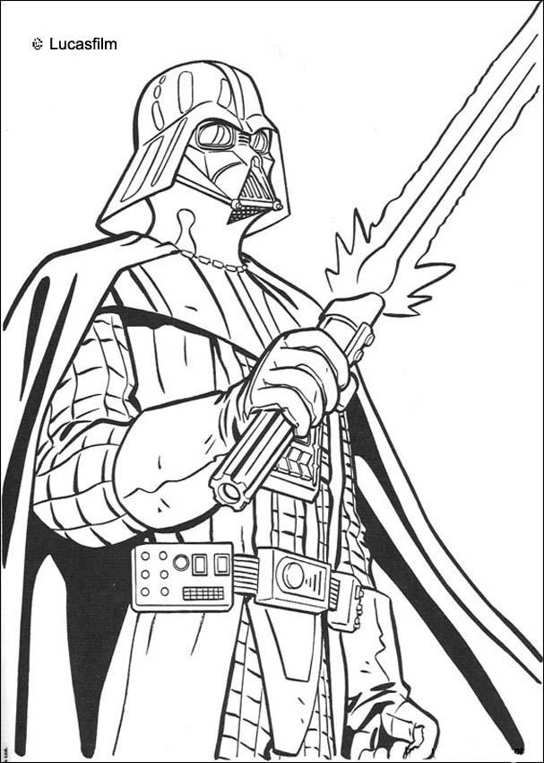Cool Darth Vader 10 Coloring Page