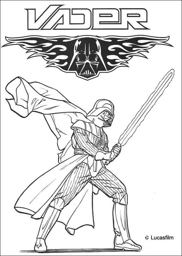 Darth Vader 12 For Kids Coloring Page