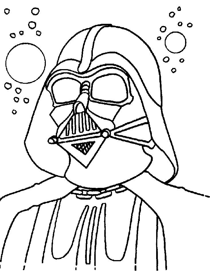 Darth Vader 14 Cool Coloring Page