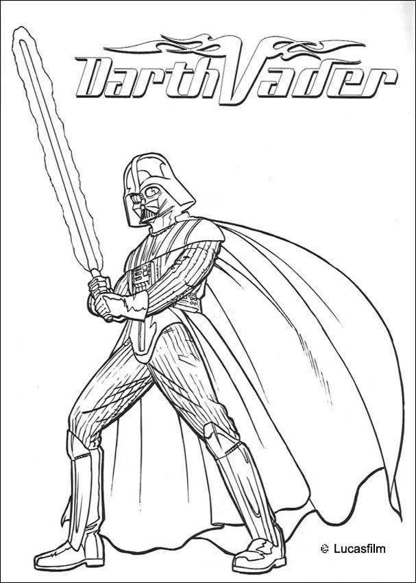 Darth Vader 16 Cool Coloring Page