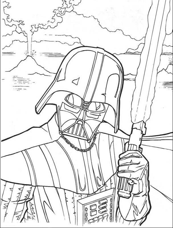 Darth Vader 23 For Kids Coloring Page