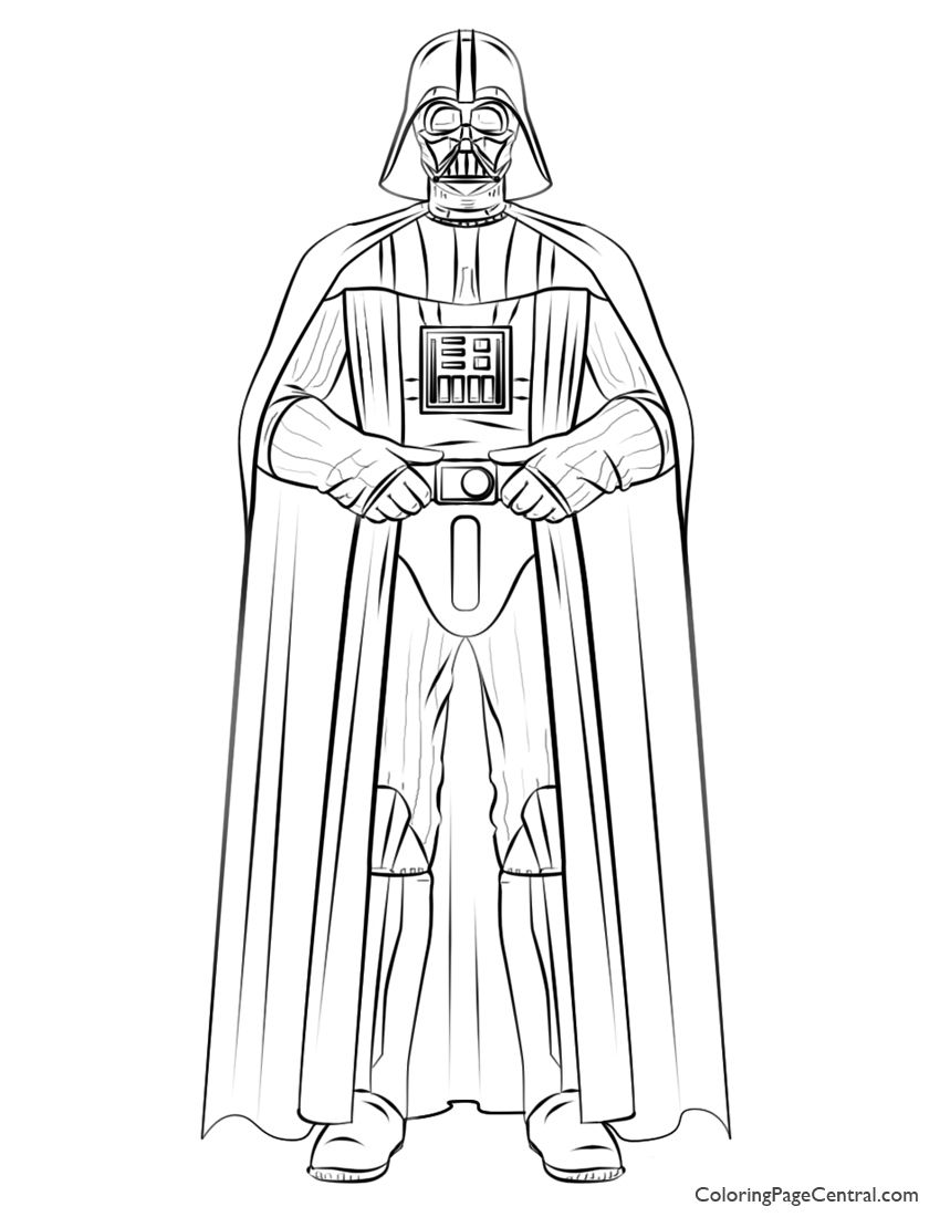 Darth Vader 28 Cool Coloring Page