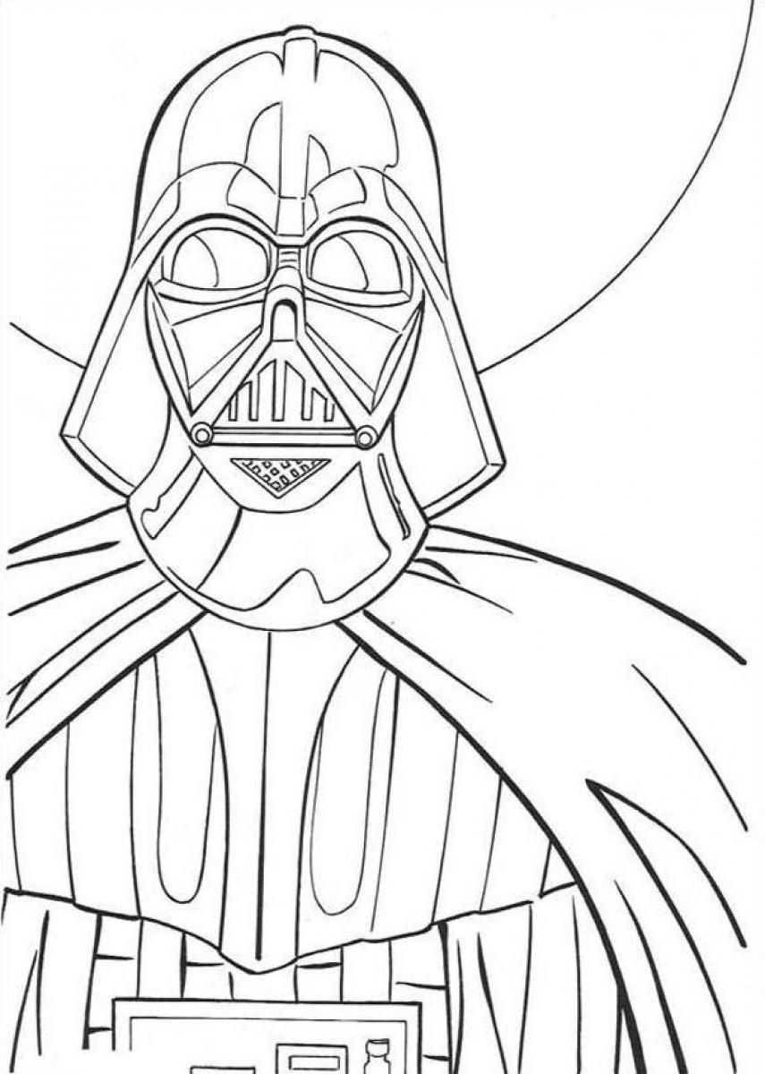 Cool Darth Vader 29 Coloring Page