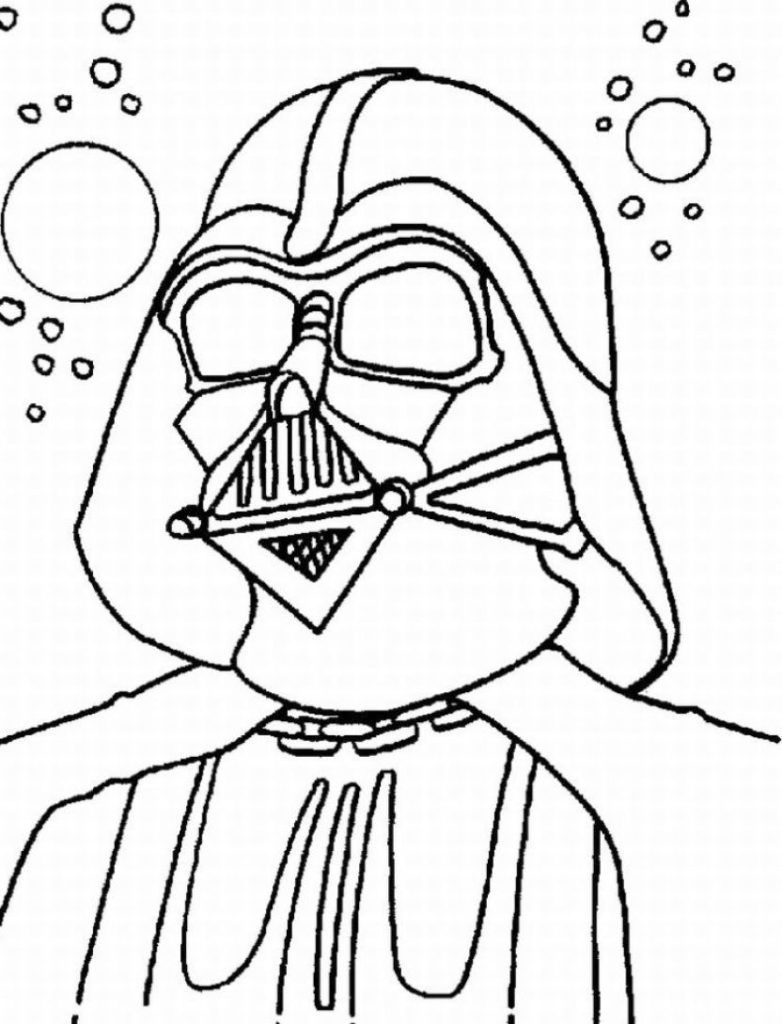 Darth Vader 43 For Kids Coloring Page