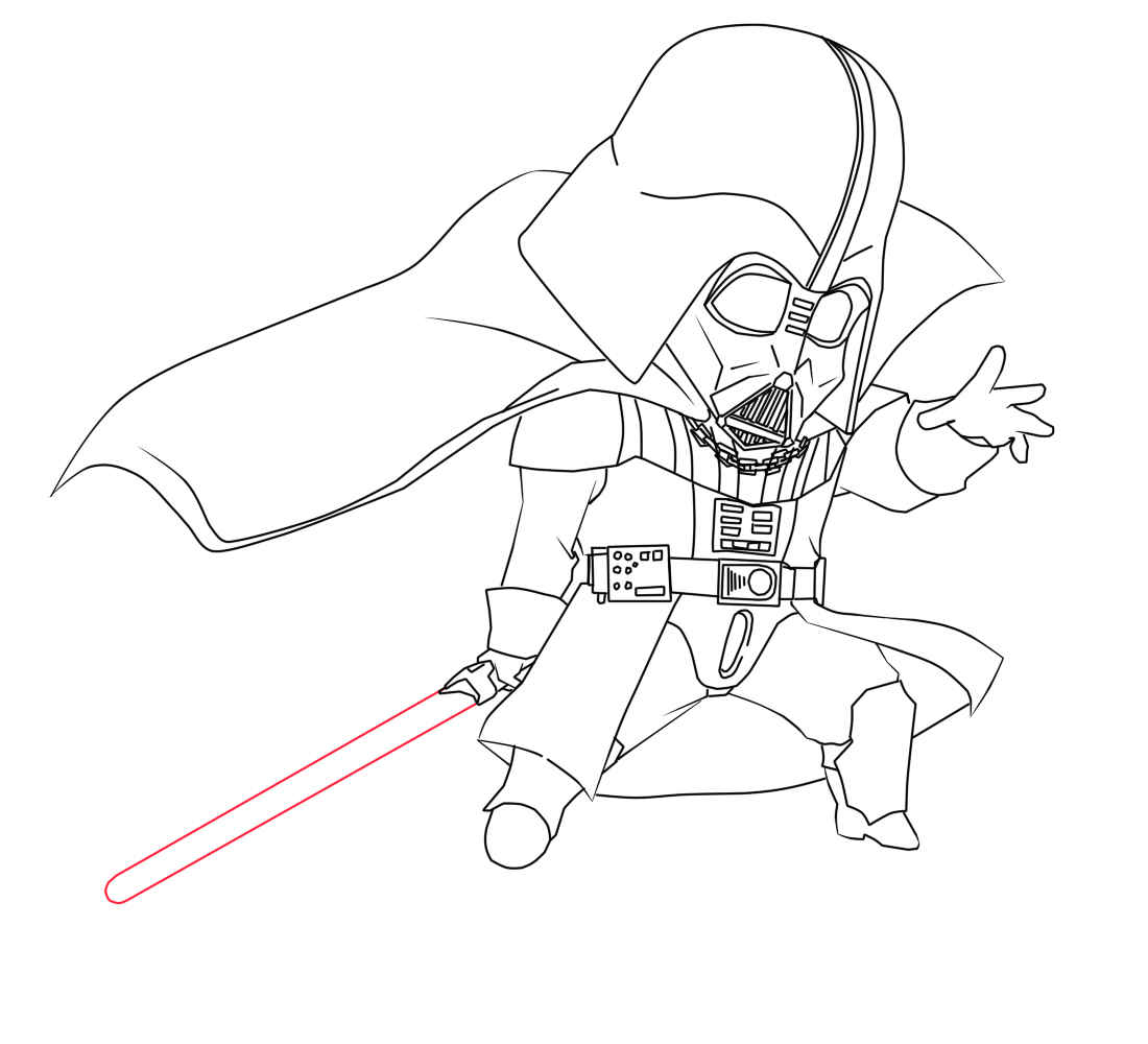 Darth Vader 51 For Kids Coloring Page