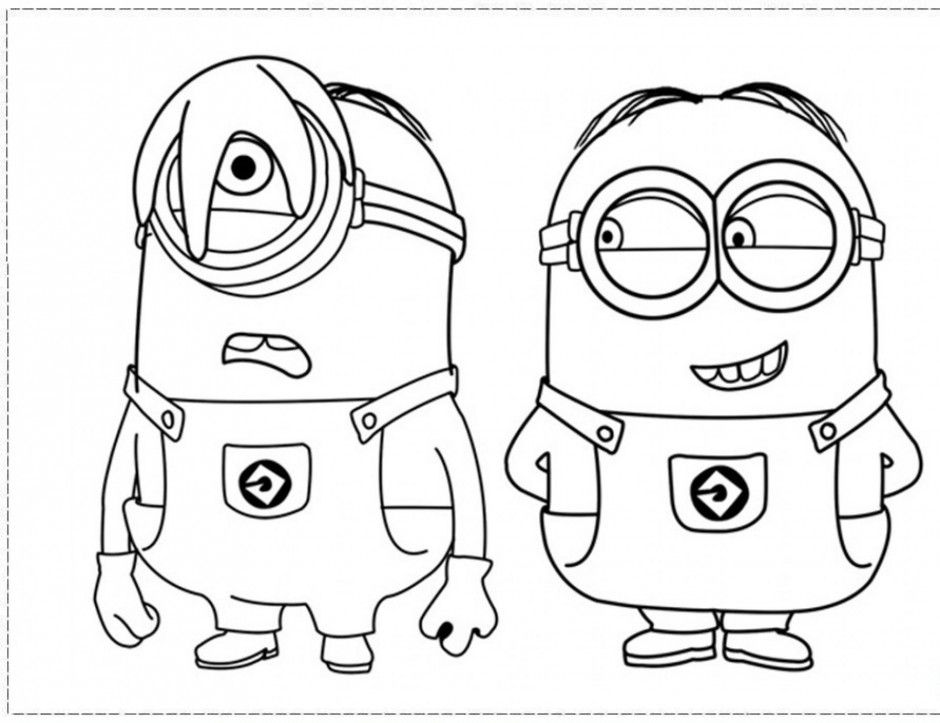 Despicable Me 11 Cool Coloring Page