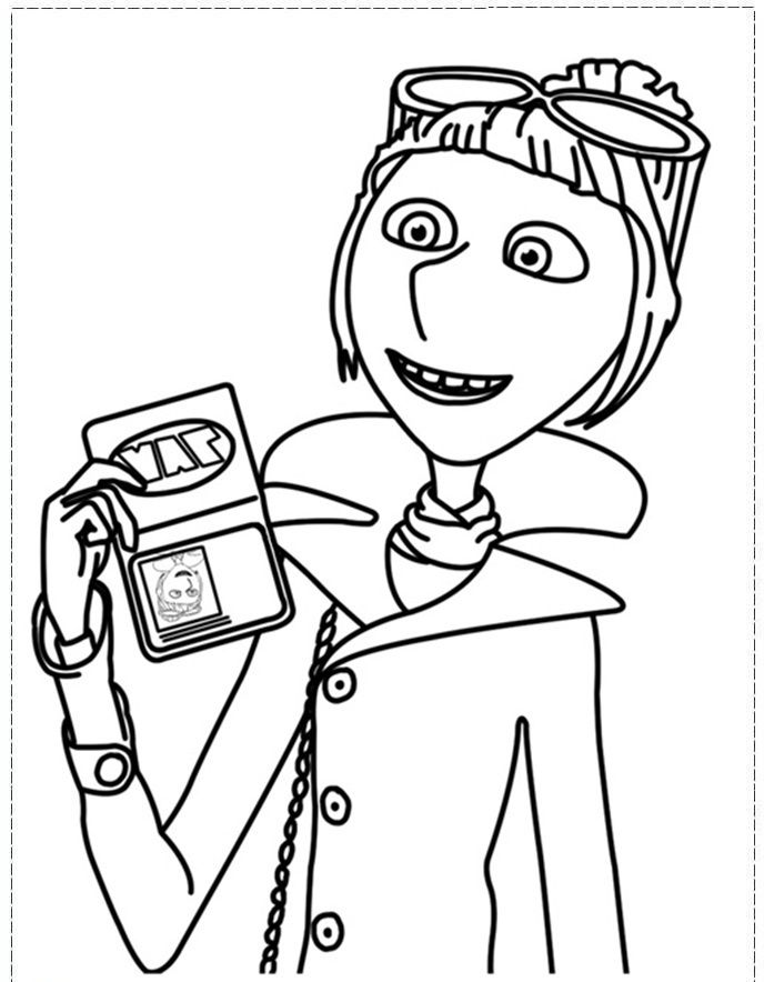 Cool Despicable Me 17 Coloring Page